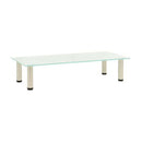 Tv Stand Frosted 80 X 35 X 17 Cm Tempered Glass Transparent