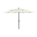 Parasol With Aluminium Pole Sand 3 Tier