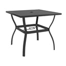 Garden Table Anthracite Steel