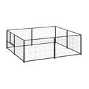 Dog Kennel Black 4 Steel