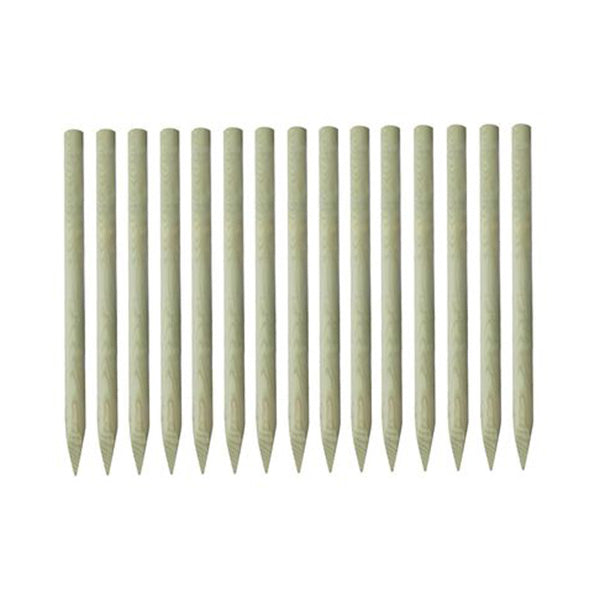 Pointed Fence Posts 15 Pcs Impregnated Pinewood 4 X 150 Cm
