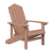Garden Adirondack Chair Hdpe Brown