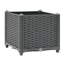 Raised Bed 40 X 40 X 38 Cm Polypropylene Grey