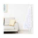 Artificial Half Christmas Tree With Stand White 150 Cm Pvc