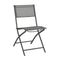 Folding Outdoor Chairs 2 Pcs Steel And Textilene Grey