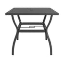 Garden Table Anthracite Steel