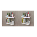 Wall Shelves 4 Pcs White 40 Cm