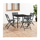 5 Piece Outdoor Dining Set Steel