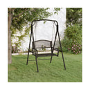 Swing Bench 124 Cm Black Steel