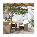 Garden Chairs With Cushions 4 Pcs Poly Rattan Beige