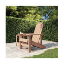 Garden Adirondack Chair Hdpe Brown