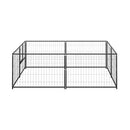 Dog Kennel Black 4 Steel