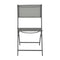 Folding Outdoor Chairs 2 Pcs Steel And Textilene Grey