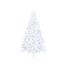 Artificial Half Christmas Tree With Stand White 150 Cm Pvc