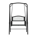 Swing Bench 124 Cm Black Steel