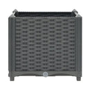 Raised Bed 40 X 40 X 38 Cm Polypropylene Grey