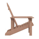 Garden Adirondack Chair Hdpe Brown