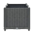 Raised Bed 80 X 40 X 38 Cm Polypropylene Dark Grey