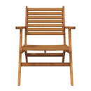 Garden Chairs Solid Acacia Wood 2 Pcs