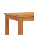 Garden Bench 114 Cm Solid Teak Wood Brown