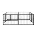 Dog Kennel Black 4 Steel