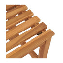 Garden Bench 114 Cm Solid Teak Wood Brown