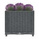 Raised Bed 40 X 40 X 38 Cm Polypropylene Grey