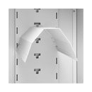 Saddle Cabinet Light Grey 53 X 53 X 140 Cm Steel Grey