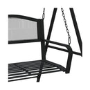 Swing Bench 124 Cm Black Steel