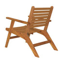 Garden Chairs Solid Acacia Wood 2 Pcs