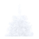 Artificial Half Christmas Tree With Stand White 150 Cm Pvc