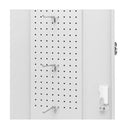 Saddle Cabinet Light Grey 53 X 53 X 140 Cm Steel Grey