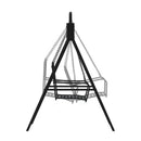 Swing Bench 124 Cm Black Steel