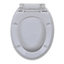 Toilet Seats With Soft Close Lids 2 Pcs Plastic White