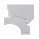 Toilet Seats With Soft Close Lids 2 Pcs Plastic White