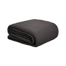 Bambury Waffle Weave Blanket Charcoal