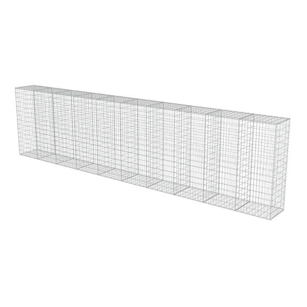 Gabion Wall With Covers Galvanised Steel Rustproof