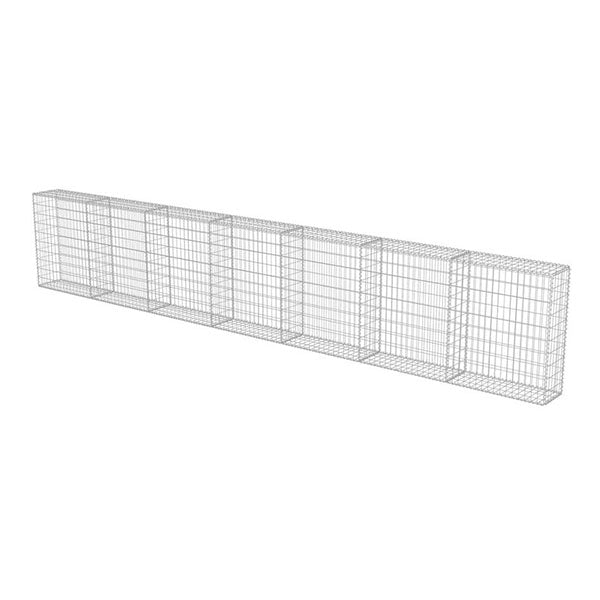 Gabion Wall With Covers Galvanised Steel Rustproof