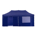 Gazebo Tent Marquee 3X6M Popup Outdoor Blue