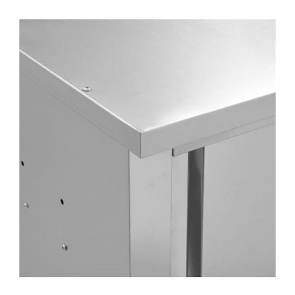 Kitchen Wall Cabinet With Sliding Doors 150X40X50 Cm Stainless Steel