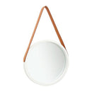 Wall Mirror With Strap 40 Cm White