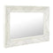 Wall Mirror Baroque Style 60X40 Cm White