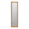 Wall Mirror With Shelves 30X30X120 Cm Solid Teak Wood