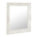 Wall Mirror White Baroque Style 50X60 Cm