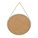 Wall Mirror With Strap 60 Cm Silver