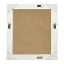 Wall Mirror White Baroque Style 50X60 Cm