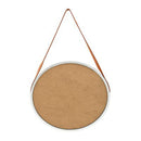 Wall Mirror With Strap 50 Cm Silver