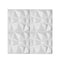 3D Pvc Wall Panels 12 Pcs Paintable Home Decor 50X50 Cm Matte White