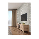 Wallpaper Silver Flower Pattern Non Woven Wall Paper Roll