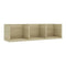 Cd Wall Shelf Sonoma Oak 75X18X18 Cm Chipboard